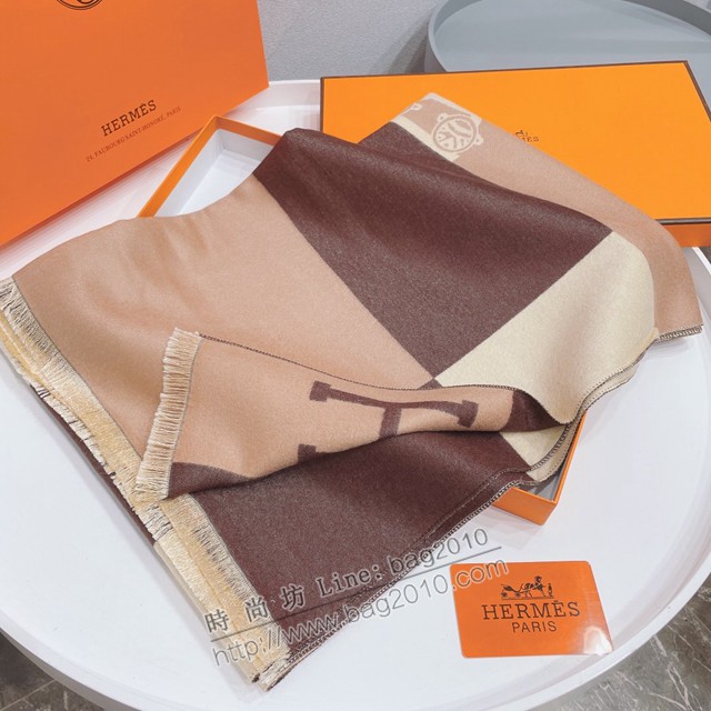 Hermes2021新款圍巾 愛馬仕經典馬拉車圖案女士圍巾披肩  mmj1011